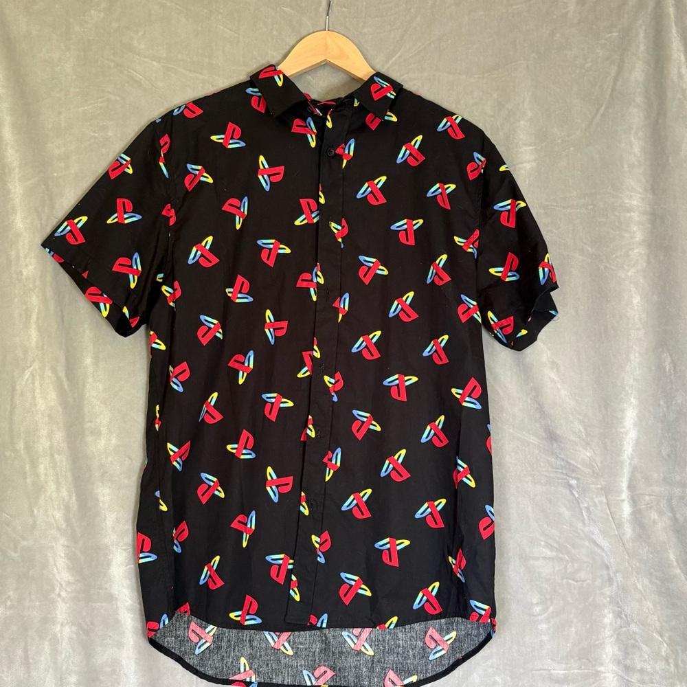 PlayStation Button-Down Shirt – Size Large, Excellent Condition